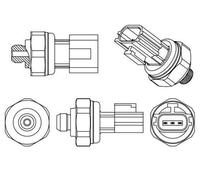 MAHLE ORIGINAL ASE 11 000P Air conditioning pressure switch