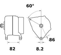 MAHLE MG 560 Alternator