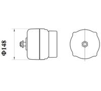 MAHLE Alternator MG 614 14V 60A MG614