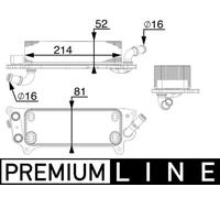 MAHLE CLC 77 000P Automatic transmission oil cooler