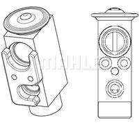 MAHLE AVE 72 000P EXPANSION VALVE AIR CONDITIONING