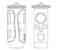 MAHLE AVE 9 000S Expansion Valve and Orifice Tube