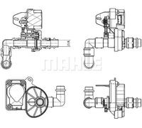 MAHLE AVS 4 000P Heater control valve