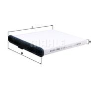 GENUINE MAHLE CABIN FILTER ELEMENT - LA1139