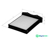 MAHLE CABIN AIR FILTER LA360 FOR LAND ROVER