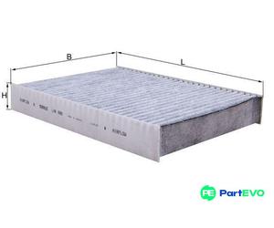 MAHLE CABIN AIR FILTER LAK686 FOR RENAULT