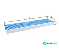 MAHLE CABIN AIR FILTER LAO171 FOR MINI