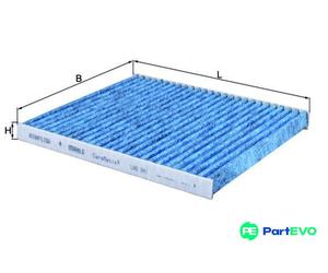 MAHLE CABIN AIR FILTER LAO241 FOR FIAT LANCIA