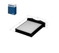 Mahle Cabin Air Filter (Pollen Filter) fits Land Rover Freelander