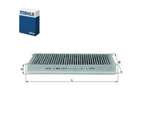 Mahle Cabin Air Filter (Pollen Filter) fits Porsche Cayman 911 Boxster