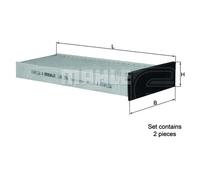 Knecht Filter Cabin Filter LAK 296/S Activated Carbon Odor Protection for Mitsubishi Carisma L200