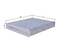 Cabin Filter LAK1138 Mahle 2197035 2197037 2240347 5180987 5256078