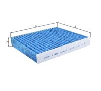 Mahle Car Cabin Filter LAO293 - for Precision OE Matching Fit and High Quality