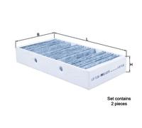 MAHLE ORIGINAL LAK 878/S Pollen filter