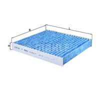 MAHLE LAO119 Cabin Pollen Interior Air Filter 221mm Length Fits Lexus Nissan