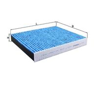 Mahle CareMetix Cabin Filter LAO809 fits Audi SEAT Skoda VW