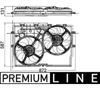 MAHLE CFF 228 000P FAN ENGINE COOLING MAN