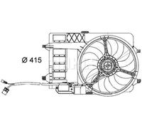 MAHLE CFF 29 000S Fan, radiator