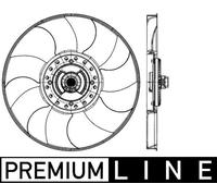 Mahle Radiator/condenser fan PREMIUM LINE - CFF489000P