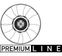Mahle Radiator/condenser fan PREMIUM LINE - CFF501000P