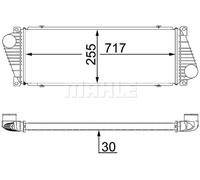 MAHLE ORIGINAL CI 18 000S Intercooler