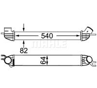 MAHLE CI 188 000S Intercooler