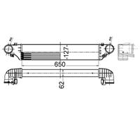 MAHLE CI 505 000S Intercooler