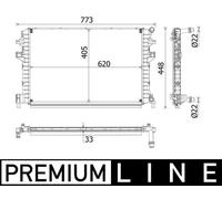 MAHLE CIR 34 000P Low Temperature Cooler, intercooler
