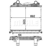 MAHLE CI 123 000P CHARGE AIR COOLER