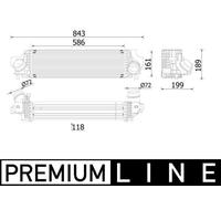 MAHLE CI 610 000P CHARGE AIR COOLER