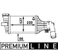 MAHLE ORIGINAL CI 55 000P Intercooler