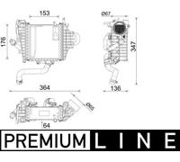 MAHLE CI 641 000P Intercooler