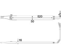 MAHLE CLC 10 000P Oil Cooler Steering Suitable for Mercedes Vito Bus (W639)
