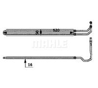 MAHLE ORIGINAL CLC 53 000P Oil Cooler, steering system