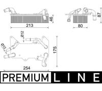 MAHLE ORIGINAL CLC 287 000P Automatic transmission oil cooler