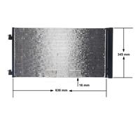 Mahle Condenser for Mini Countryman Cooper SD ALL4 2.0 Jan 2011-Dec 2017