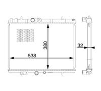 MAHLE CR 1599 000S Engine radiator