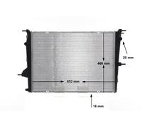 RADIATOR ENGINE COOLING CR 1197 000S FOR RENAULT K4M839/838 1.6L 4cyl FLUENCE