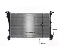 MAHLE CR 1664 000S Engine radiator