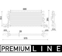 MAHLE CR 2251 000P Engine radiator