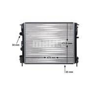 MAHLE ORIGINAL CR 35 000S Engine radiator
