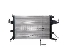 New Radiator, engine cooling for OPEL VAUXHALL:VITA C,CORSA C,COMBO Tour