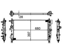 MAHLE CR 1011 000S Engine radiator