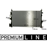 MAHLE CR 1102 000P Engine radiator
