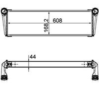 MAHLE ORIGINAL CR 1195 000P Engine radiator