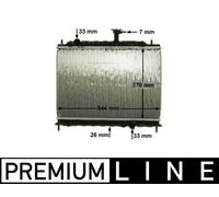 CR 1304 000P Engine Cooling Radiator Fits Kia RIO 2 Saloon Hyundai By Mahle