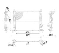 MAHLE CR 1352 000S Engine radiator