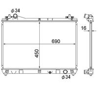 Mahle Radiator - CR1873000S