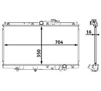 MAHLE CR 202 000S Engine radiator