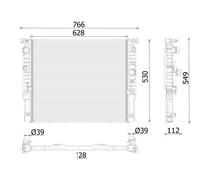 Mahle Radiator CR2630000P Fits BMW - Efficient Cooling for Optimal Performance